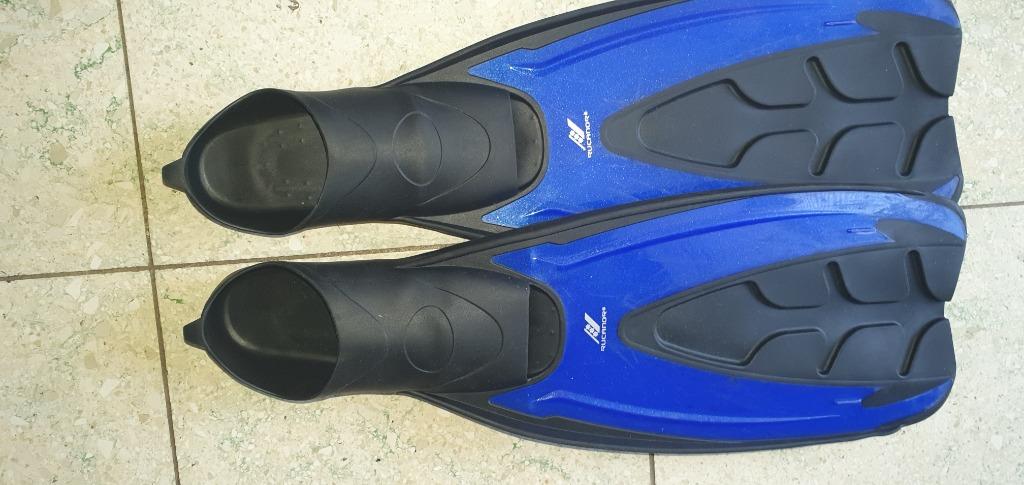 zwemvinnen/palmes de natation, Ophalen, Gebruikt, Zwem- of Duikvliezen