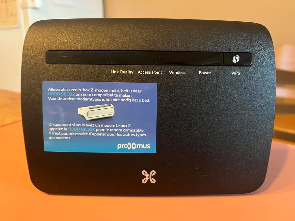 Wi-fi bridge proximus zonder kabel, Enlèvement, Utilisé