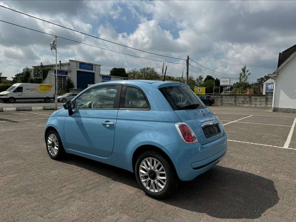 FIAT 500 1.2 BENZ|SKYBLUE|AIRCO|EURO6B, Voorwielaandrijving, Stof, Euro 6, Blauw