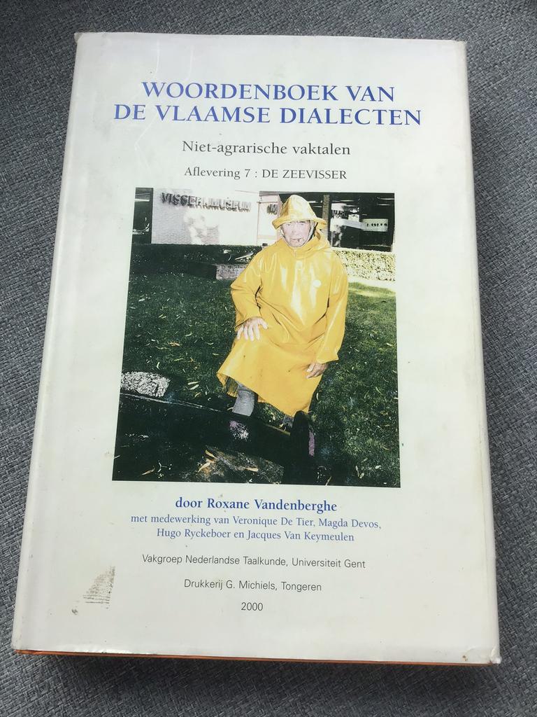 Woordenboek van de Vlaamse dialecten : De zeevisser, Ophalen of Verzenden, Zo goed als nieuw, Boek of Tijdschrift