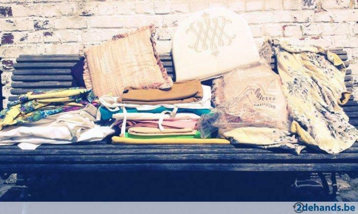 lot coupon stoffen, Hobby en Vrije tijd, Ophalen, Gebruikt