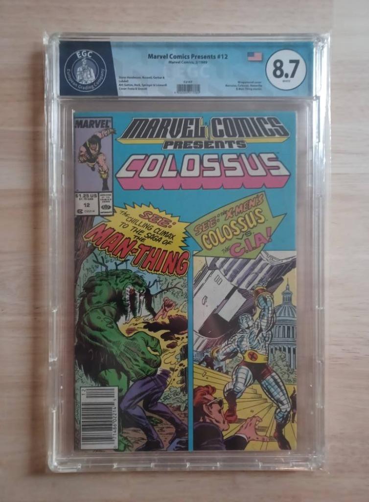 Colossus 1989 graded 8.7, Neuf, Marvel comics, Enlèvement ou Envoi, Comics