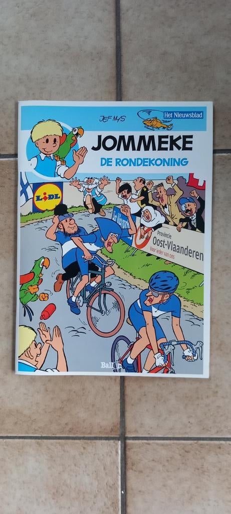 Jommeke De Rondekoning 1ste druk Het Nieuwsblad, Boeken, Stripverhalen, Jef Nys, Eén stripboek, Nieuw, Ophalen of Verzenden
