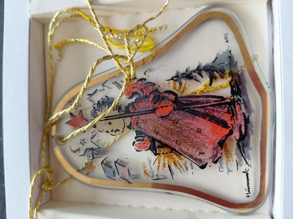 Figurines Hummel en verre à accrocher à un sapin de Noël,, Enlèvement ou Envoi, Comme neuf