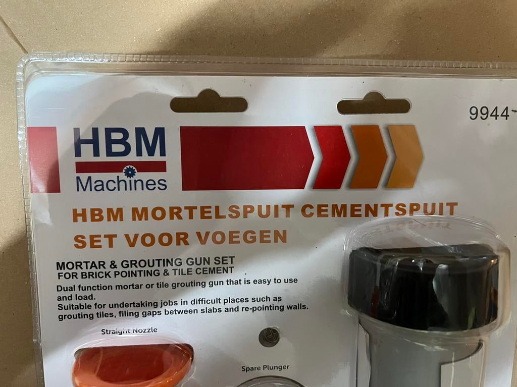 Mortelspuit, cementspuit, set voor voegwerk, Doe-het-zelf en Bouw, Ophalen, Nieuw
