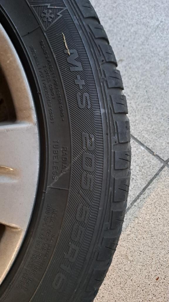 winterbanden op velg, Auto-onderdelen, Banden en Velgen, Ophalen, Gebruikt, 16 inch, Banden en Velgen