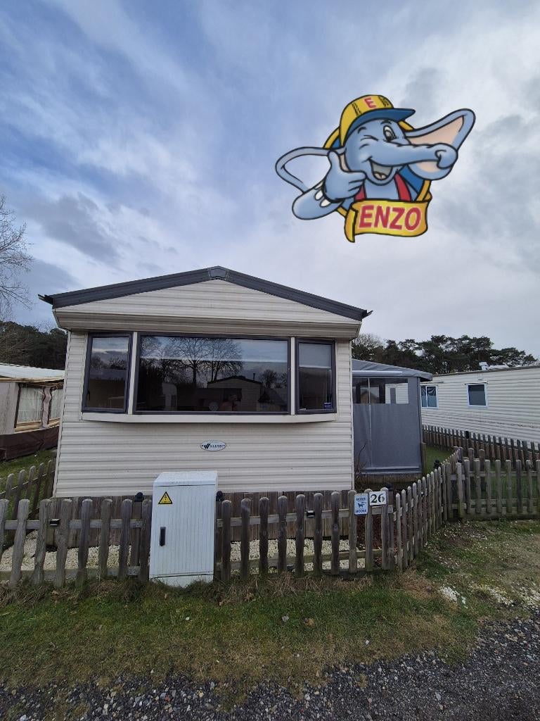 stacaravan Willerby Rio J-026, Caravans en Kamperen, Stacaravans, Tot en met 4