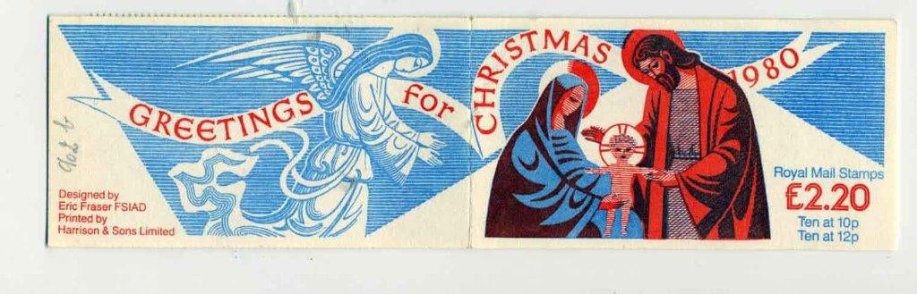 royal mail booklet christmas 1980, Ophalen of Verzenden, Postfris