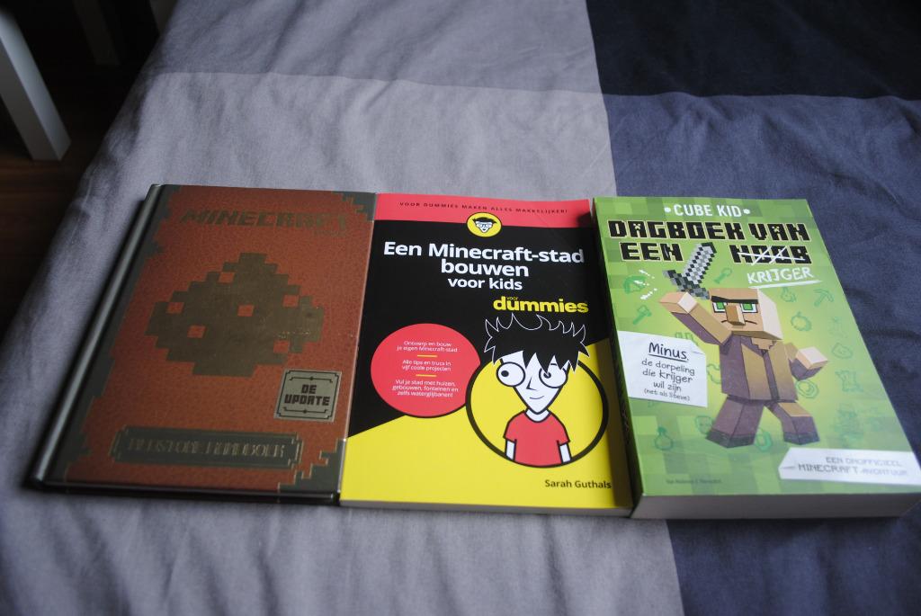 3 boeken Minecraft, Boeken, Ophalen