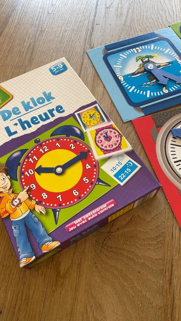 Klok lezen spel, Ophalen, Zo goed als nieuw, Rekenen
