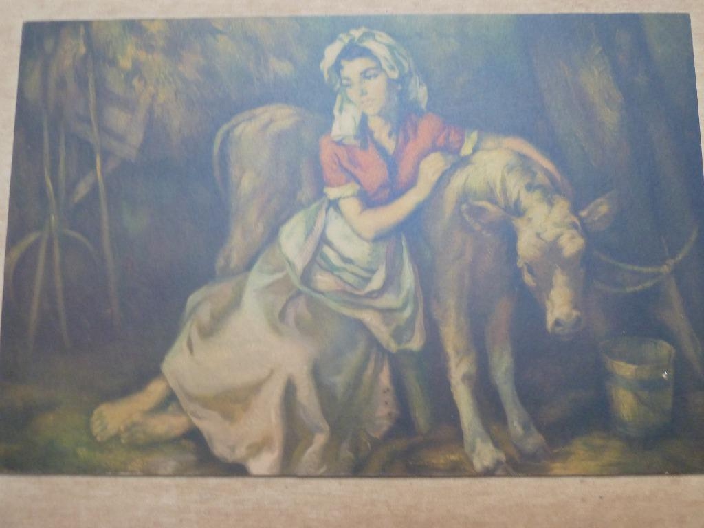 Vintage  CADRE - PEINTURE, Antiquités & Art, Art | Peinture | Classique, Enlèvement ou Envoi