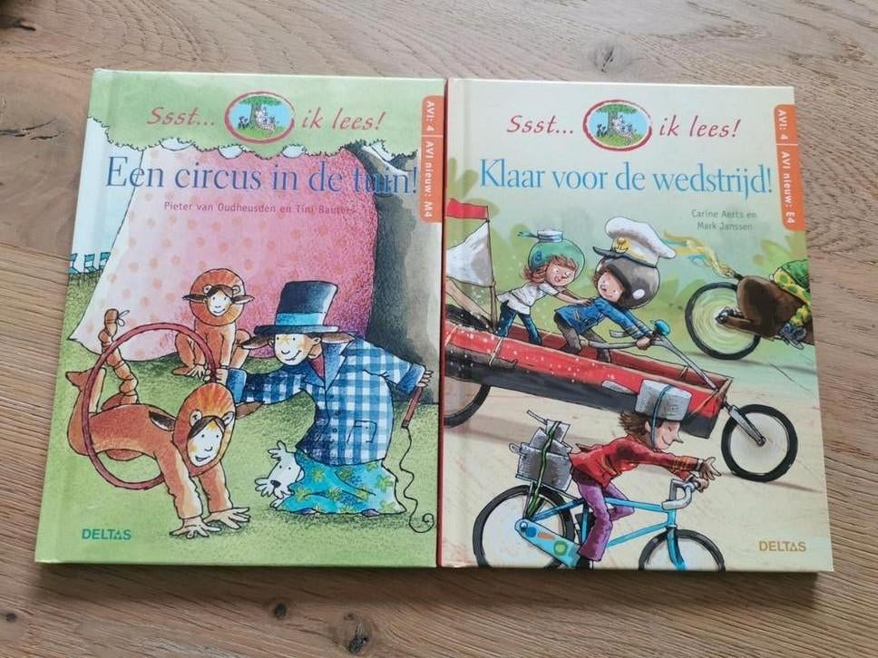 2 boeken Deltas Ssst... ik lees!, Boeken, Ophalen of Verzenden, Zo goed als nieuw, Pieter van Oudheusden