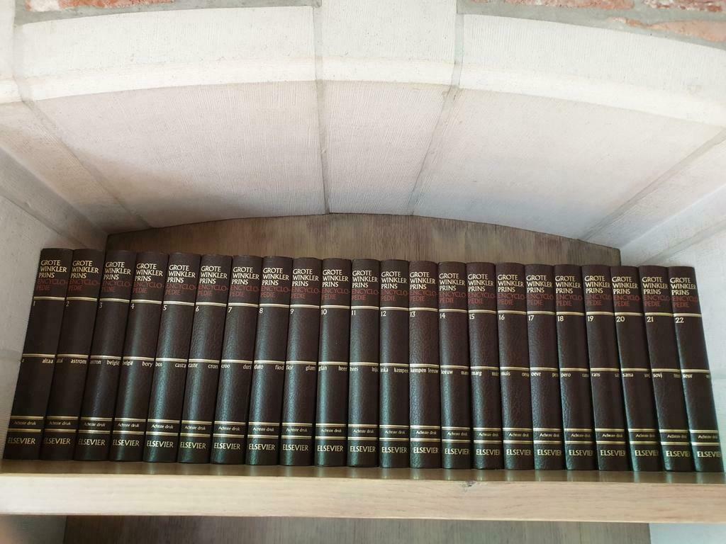 volledige encyclopedie  winkler prins Elsevier, Ophalen of Verzenden, Zo goed als nieuw, Complete serie