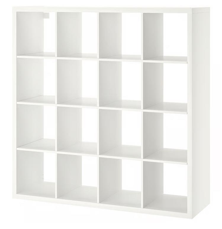 Armoire blanche Ikea Kallax 4x4 - comme neuve - 147x147cm, Enlèvement, Comme neuf