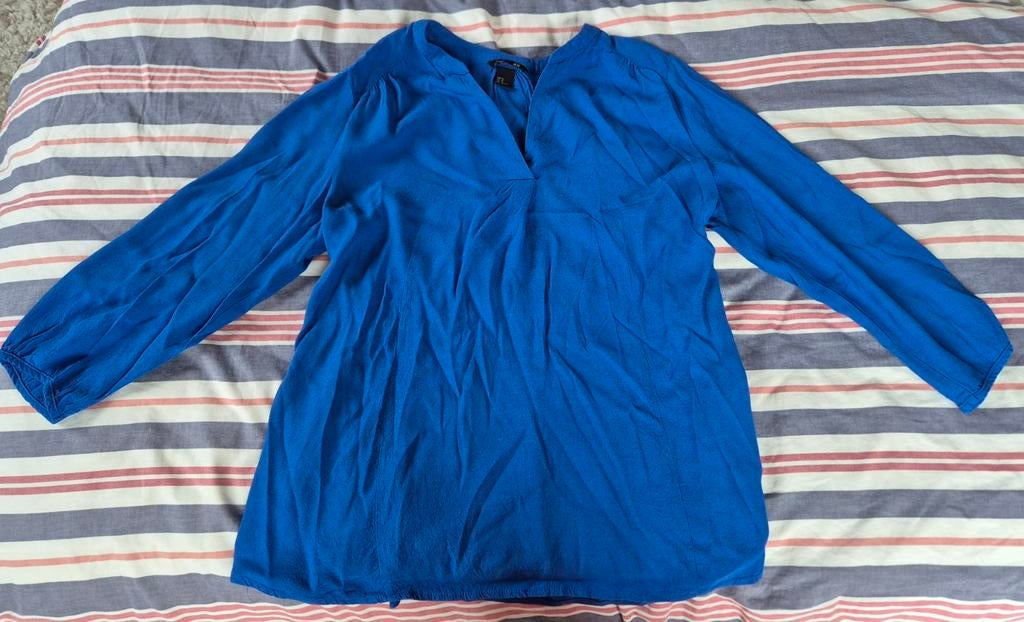 Zwangerschap Blouse, Kleding | Dames, Zwangerschapskleding, H&M, Blauw, Blouse of Tuniek, Gedragen