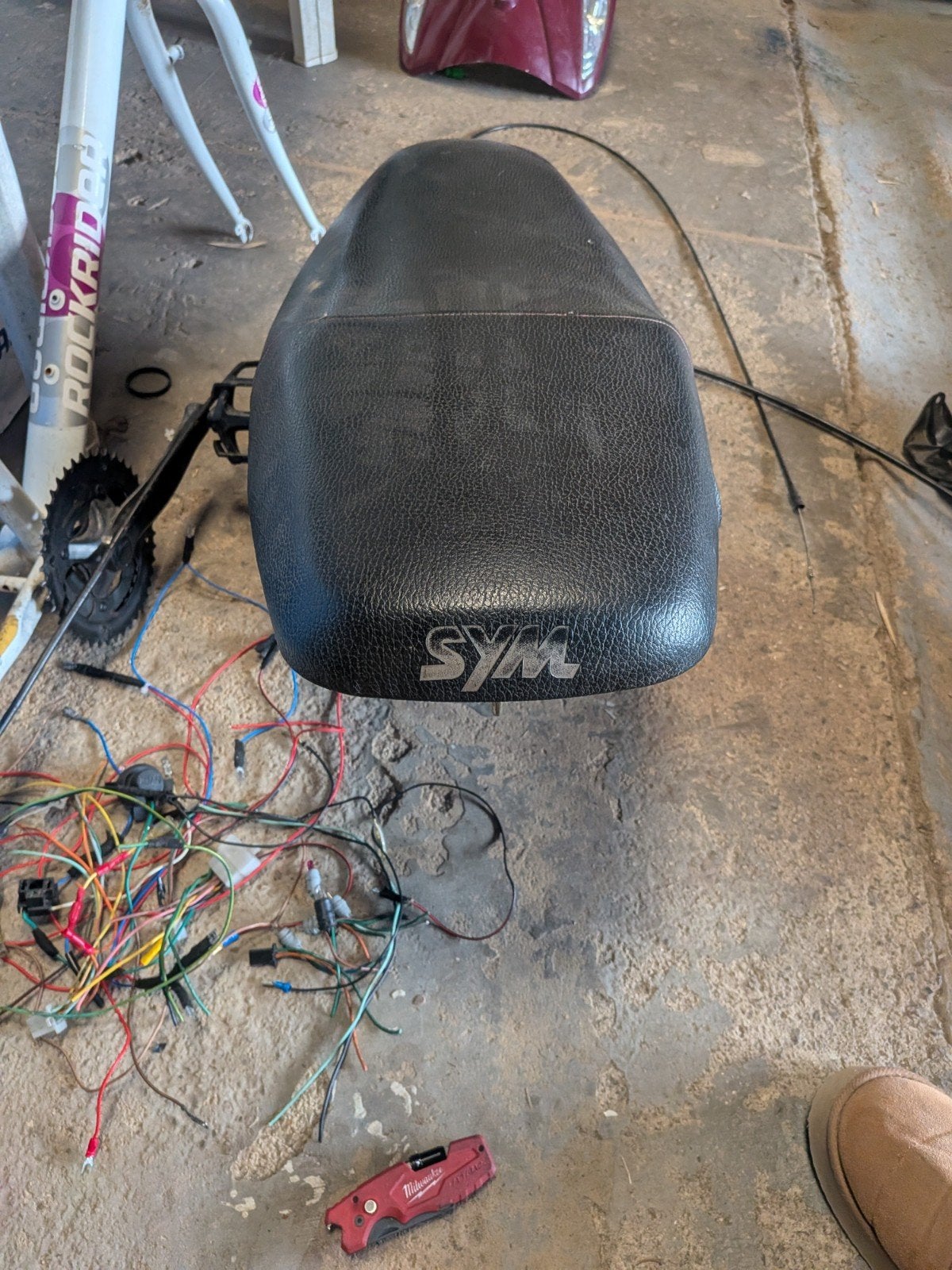 Toutes pièces carénage / carrosserie pour scooter SYM Orbit, Vélos & Vélomoteurs, Enlèvement ou Envoi, 49 cm³, Utilisé, Classe A (25 km/h)
