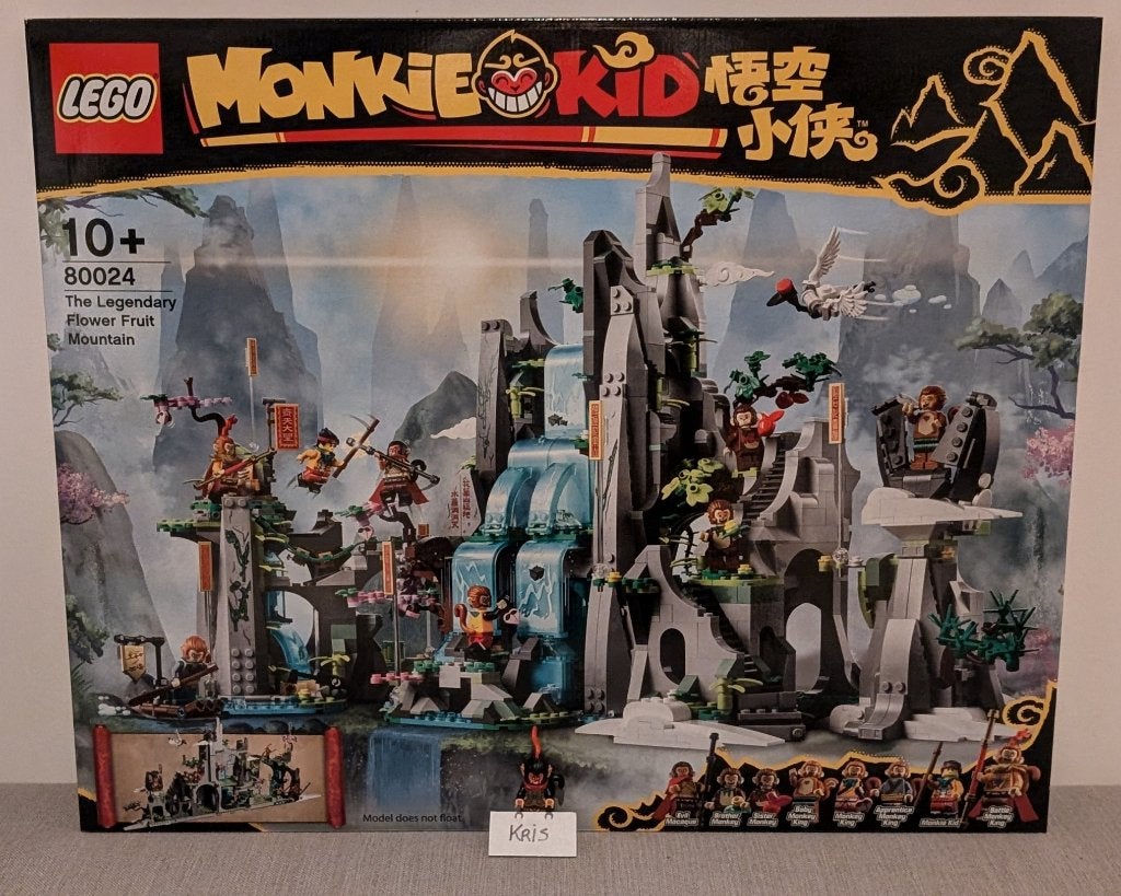 LEGO Monkie Kid The Legendary Flower Fruit Mountain (80024), Overige thema's, Lego, Nieuw, Ophalen of Verzenden