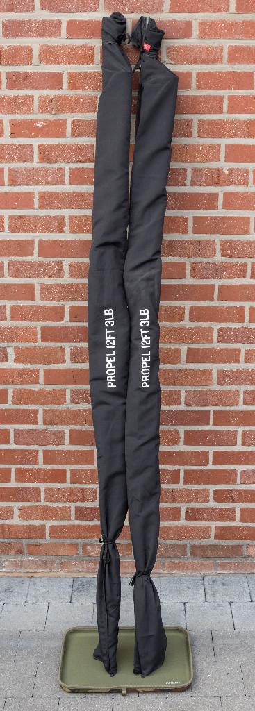 2x Trakker Propel Rod 12ft 3lb, Watersport en Boten, Hengelsport | Karpervissen, Ophalen, Gebruikt, Werphengel