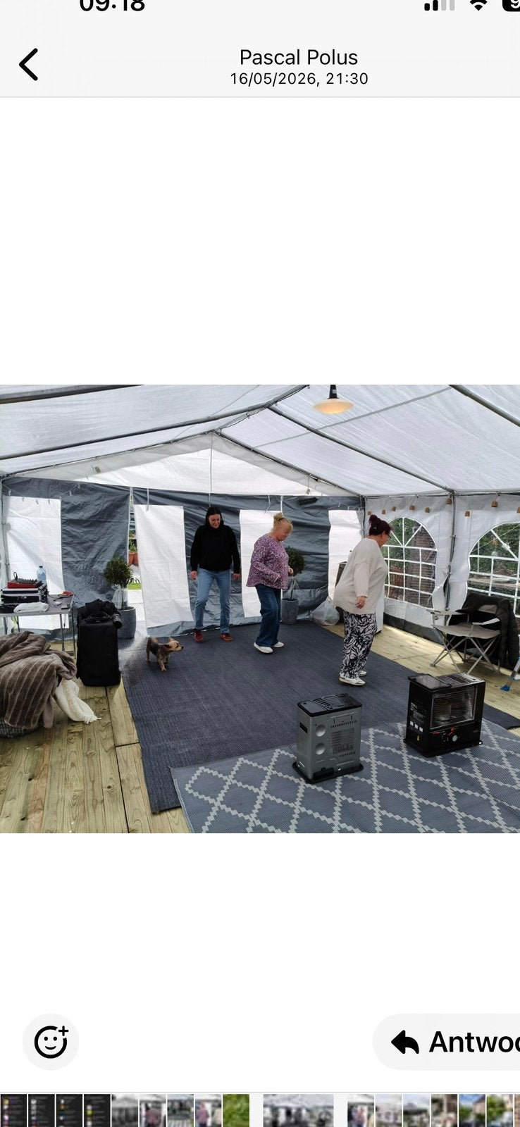 Parytent te koop 10m op 5,, Ophalen, Partytent, Zo goed als nieuw, 4 tot 6 meter