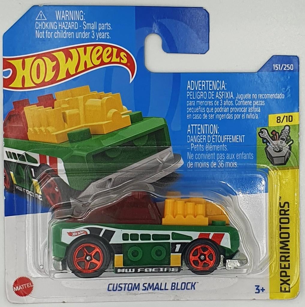 Hot Wheels - Experimotors - Custom Small Block - HCX69, Neuf, 333 Continental Boulevard, El Segundo, CA 90245, United States, Service.mattel.com