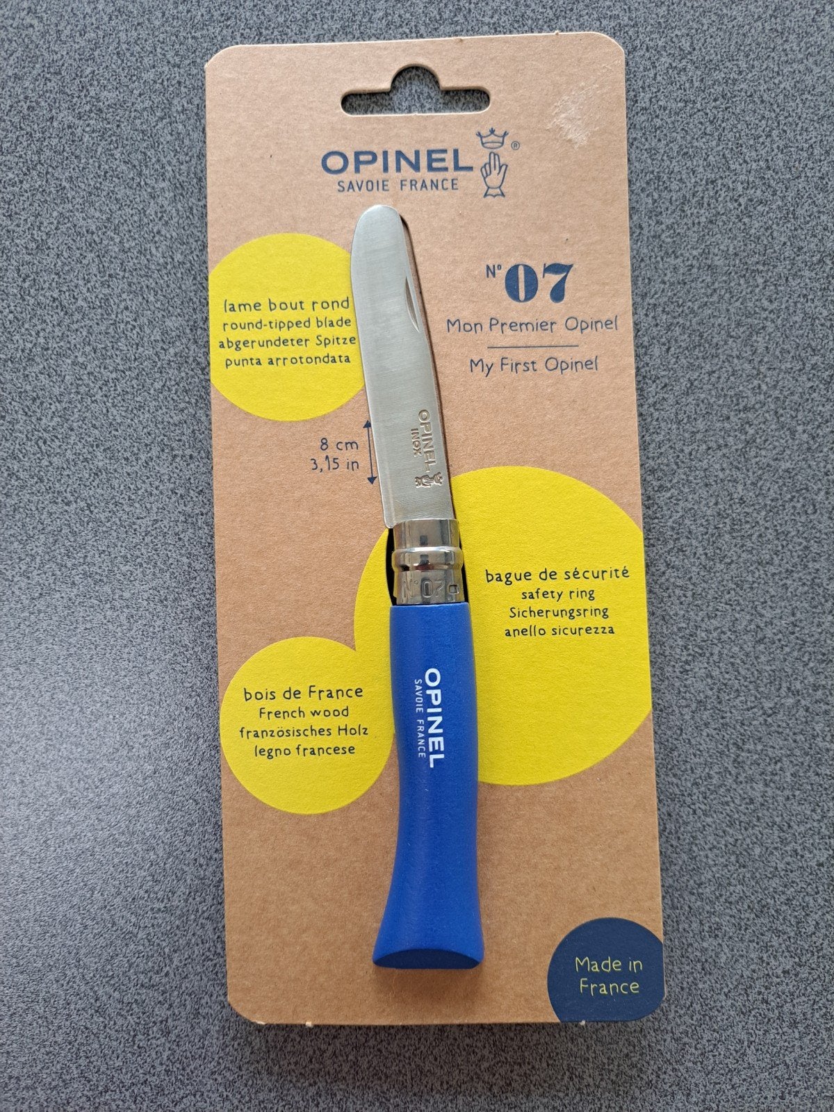 Kinder Opinel nr. 7, Caravans en Kamperen, Ophalen, Nieuw