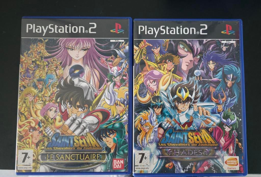 Lot 2 jeux PS2 - Saint Seiya / Les Chevaliers du Zodiaque
