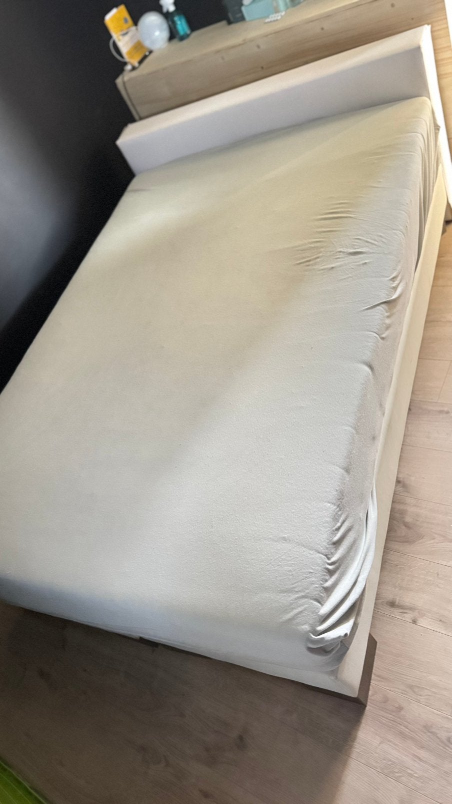Boxspring 140x200, Huis en Inrichting, Slaapkamer | Matrassen en Bedbodems, Ophalen, Gebruikt, 140 cm, Twijfelaar