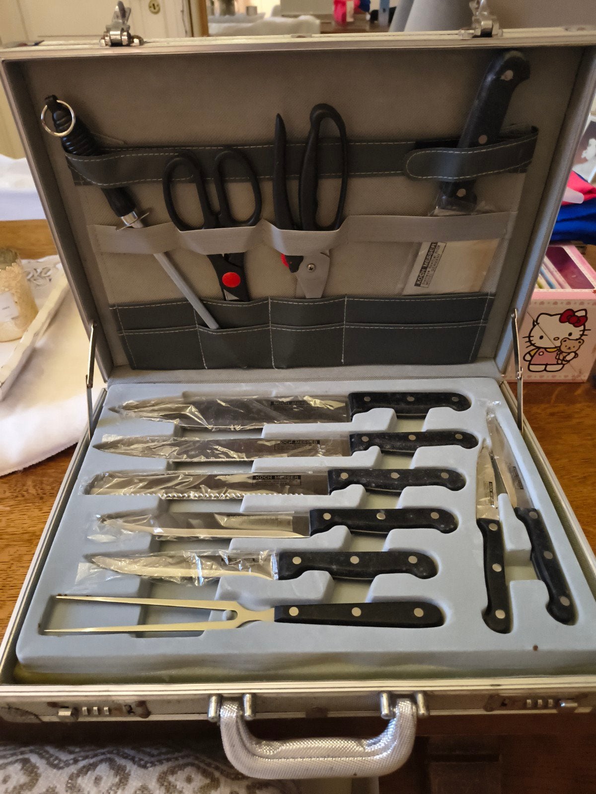Etui voor keukenmessen, Huis en Inrichting, Ophalen, Bestekset, Keukenmes, Zo goed als nieuw