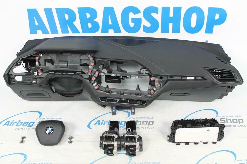 Airbag kit Tableau de bord noir couture gris BMW 2 serie F44, Enlèvement ou Envoi, Utilisé