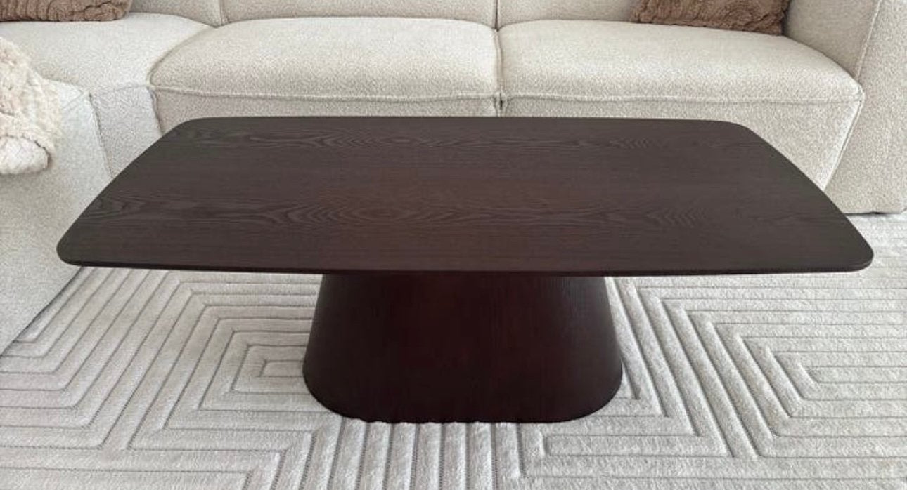 Salontafel mango hout donkerbruin, Ophalen, Zo goed als nieuw