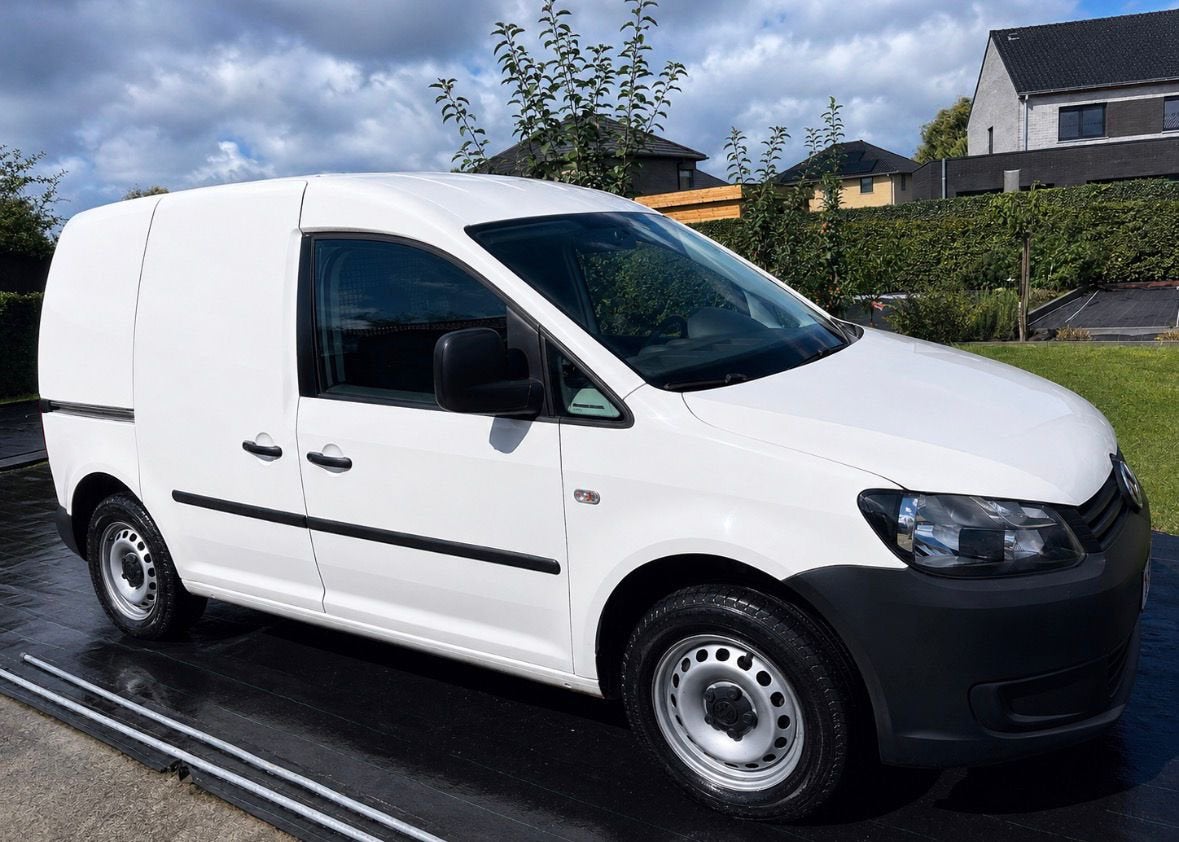 VW CADDY 1.6 TDI L1 Airco 90.000KM 1STE EIGENAAR, Autos, Euro 5, 2 places, Entretenue par le concessionnaire, 5 portes