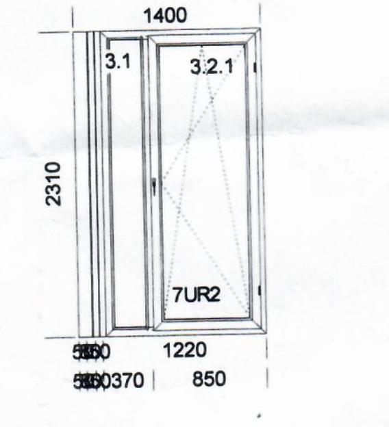 porte fenêtre blanche, Bricolage & Construction, Vitres, Châssis & Fenêtres, Utilisé, Fenêtre de façade ou Vitre, 160 cm ou plus