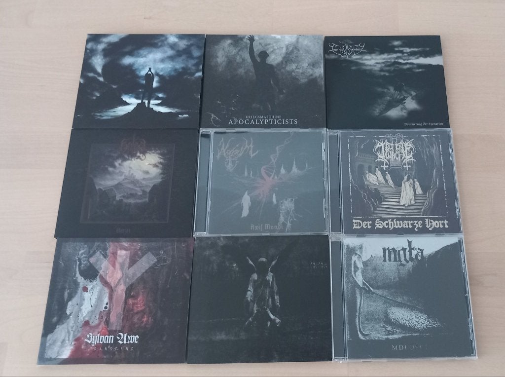 9x CDs Black Metal, CD & DVD, Enlèvement ou Envoi, Comme neuf, Black metal, Album