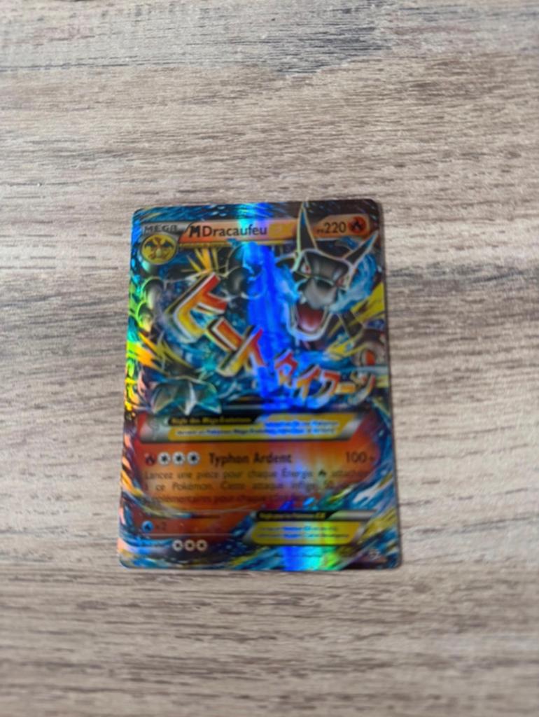 Carte pokemon Mdracaufeu authentique, Hobby & Loisirs créatifs, Enlèvement, Comme neuf, Cartes en vrac, Foil