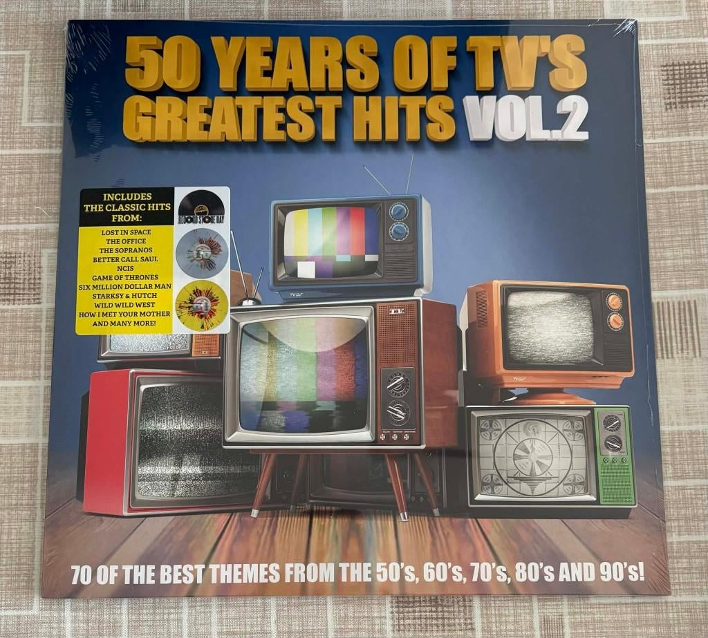 Various - 50 Years Of TV's Greatest Hits Vol. 2 (2LP), Enlèvement ou Envoi, Neuf, dans son emballage, Autres formats