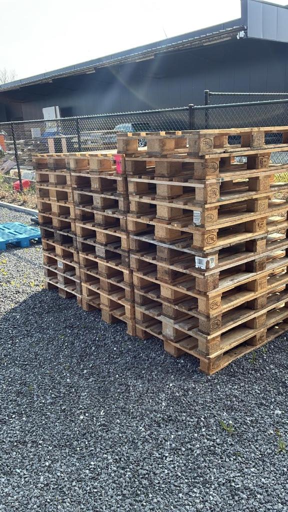 Epal palletten (euro pallets) te koop 31 stuks, Doe-het-zelf en Bouw, Ophalen, Gebruikt, Minder dan 200 cm, Pallet