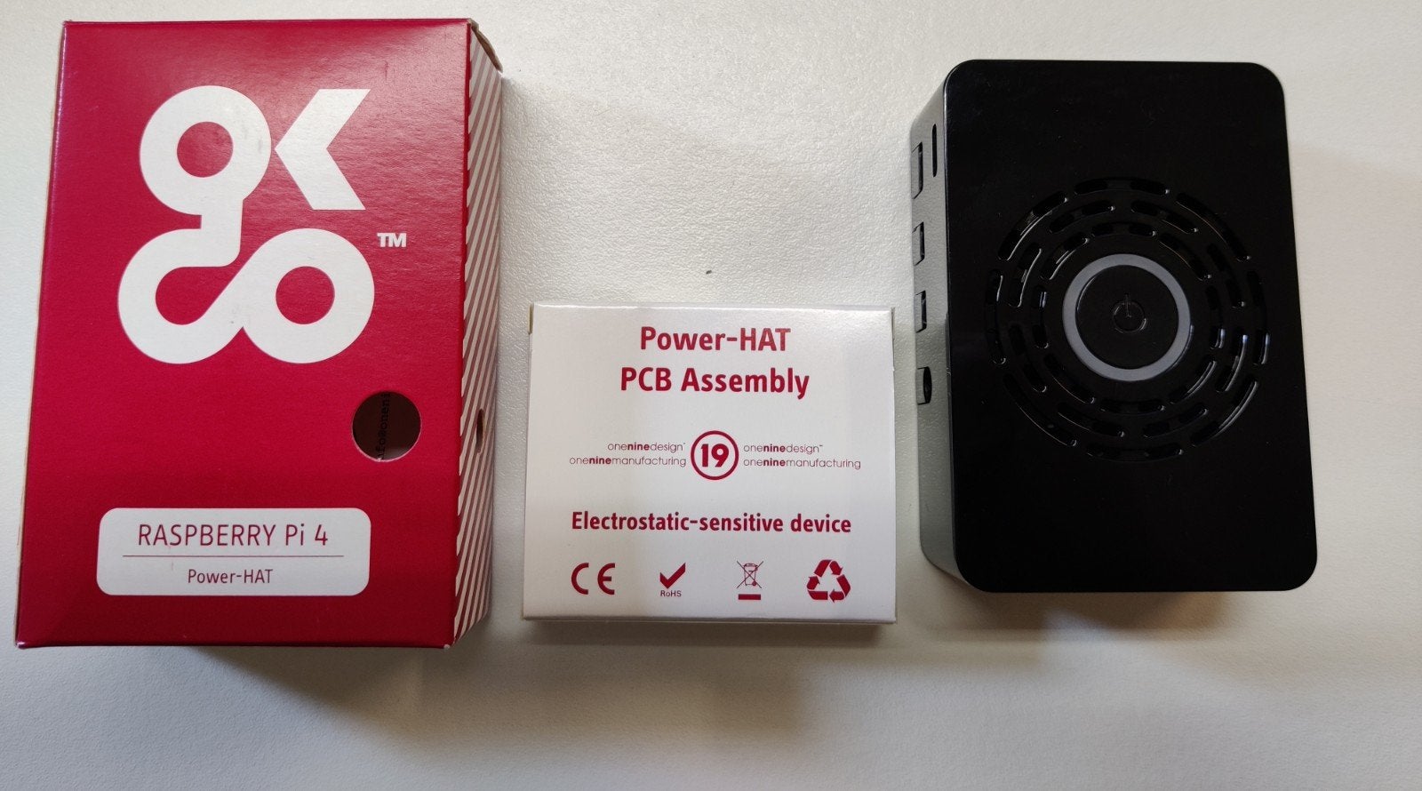 Power-HAT + case voor de Raspberry Pi 4, Computers en Software, Computerbehuizingen, Ophalen