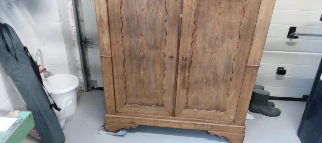 Louis Philippe dressoir in 2 delen, Ophalen