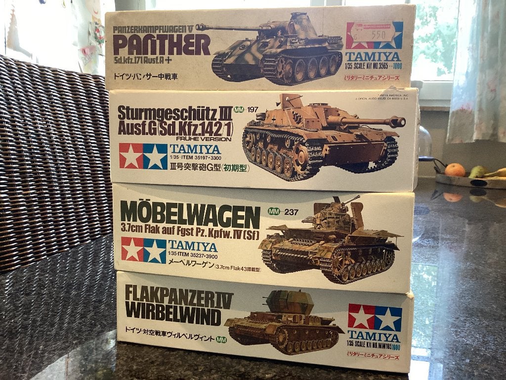 Bouwdozen tamiya 1:35 WW2, Hobby en Vrije tijd, Ophalen, Tank, 1:32 tot 1:50, Nieuw