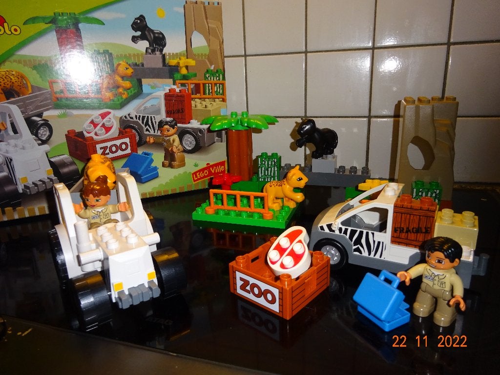 Duplo Dierentuinvoertuigen - 4971*VOLLEDIG*PRIMA STAAT*, Enlèvement ou Envoi, Duplo