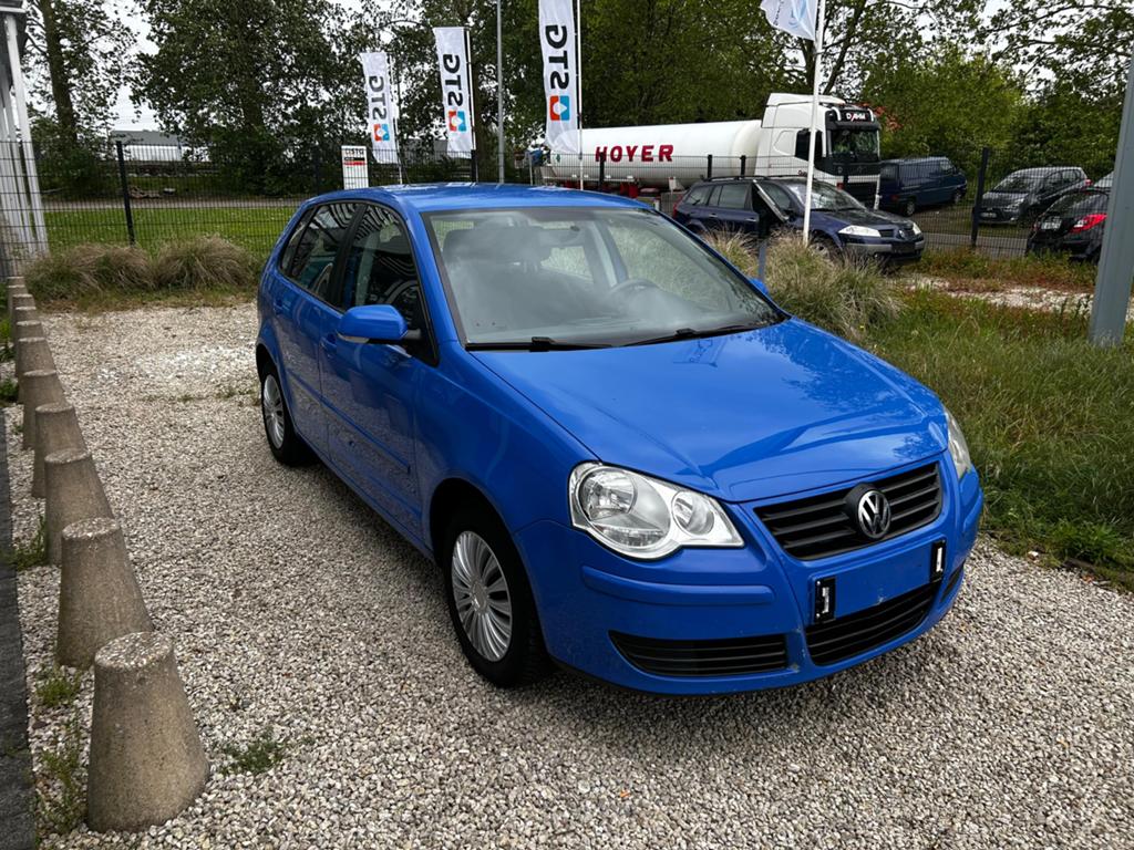 Vw polo benzine keuring verkoop garantie, 4 deurs, Stof, 50 kW, Zwart