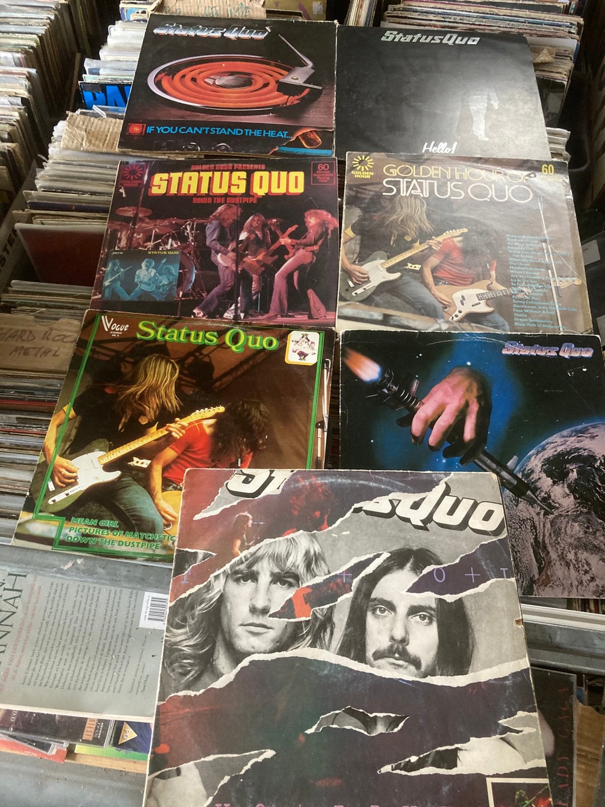 STATUS QUO 7 Lp’s samen€60, Ophalen of Verzenden, Zo goed als nieuw