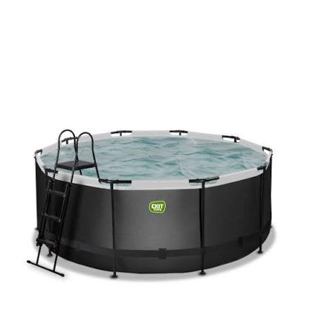 Exitpools zwembad 360x122 blackleather warmtepomp zandfilter, Tuin en Terras, Zwembaden, Ophalen