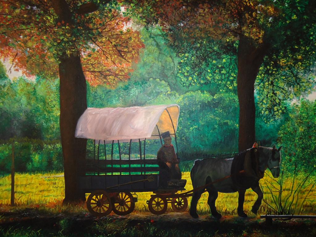 huile sur toile, tableau original et unique., Enlèvement