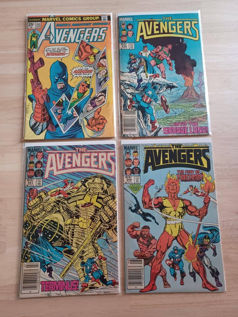 The Avengers 1976/1986 (7 comics), Marvel Comics, Enlèvement ou Envoi, Utilisé, Plusieurs comics