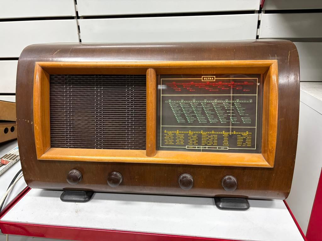 Authentique Radio Vintage ULTRA - Années 50 - Bel état, Enlèvement ou Envoi, Utilisé, Radio