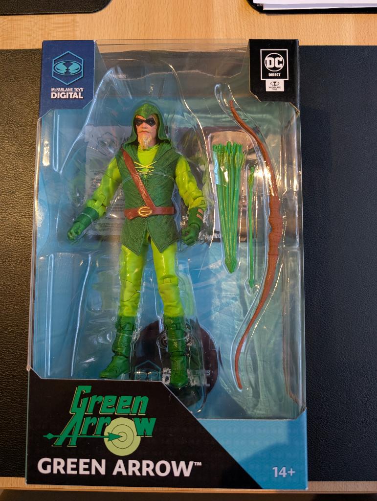 McFarlane DC Multiverse - Green Arrow, Collections, Personnages de BD, Enlèvement ou Envoi, Super héros, Neuf, Statue ou Figurine