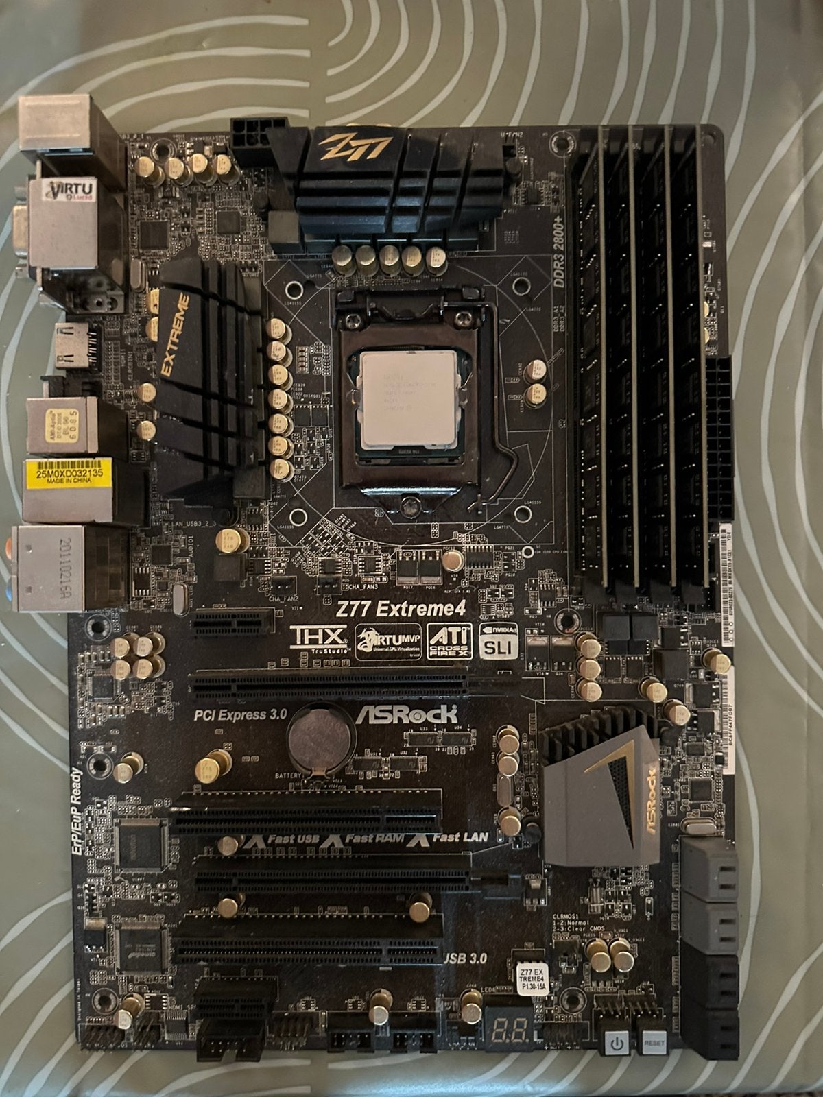 Moederbord met cpu en 32gb ram, Computers en Software, Moederborden, Ophalen of Verzenden, Zo goed als nieuw