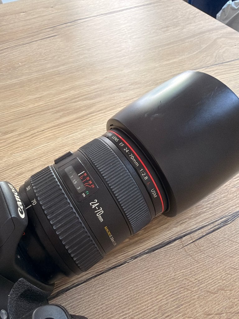 Canon EF 24-70mm 2.8L USM, TV, Hi-fi & Vidéo, Filtre inclus, Canon, Lentille standard, Enlèvement