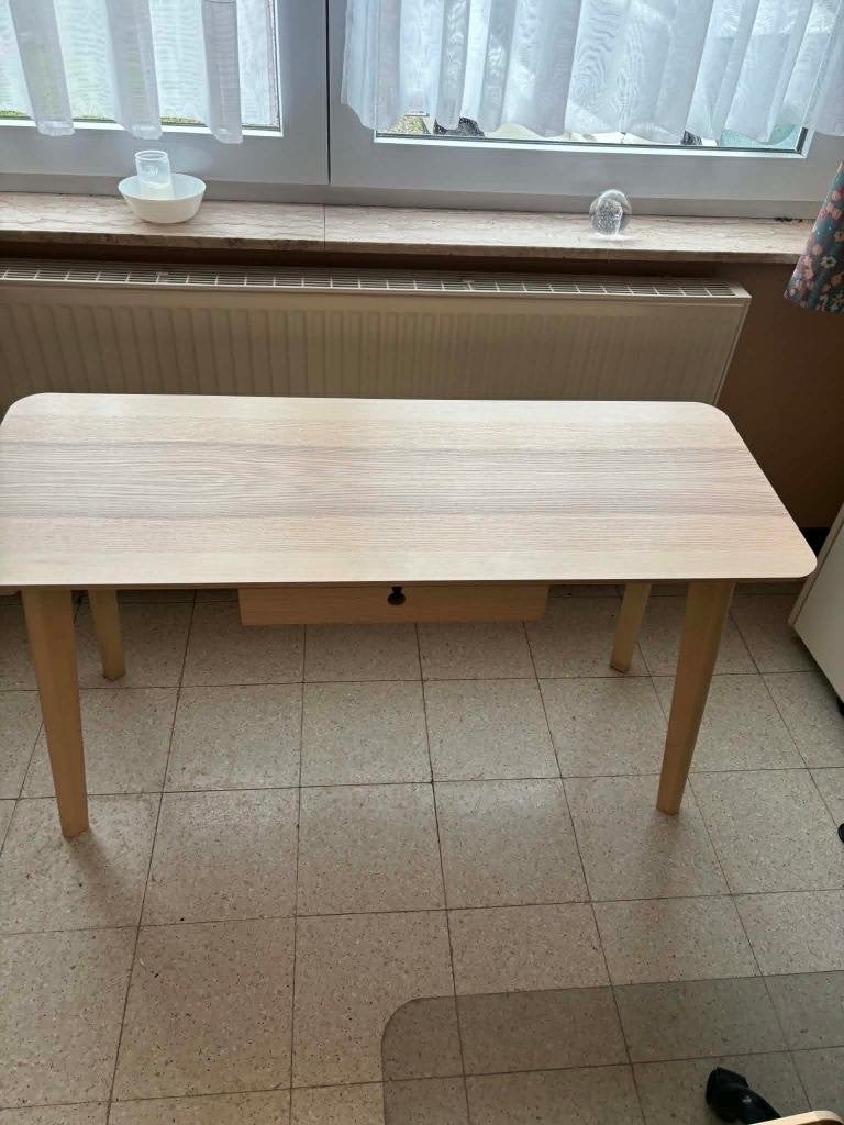 Table de bureau avec tiroir en très bon, Maison & Meubles, Enlèvement, Utilisé, 75 cm ou plus, Rectangulaire